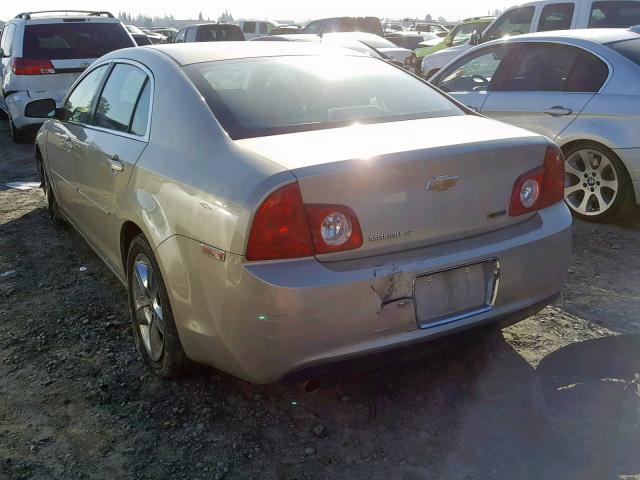 1G1ZC5E08AF320212 - 2010 CHEVROLET MALIBU 1LT ოქროსფერი ფოტო 3