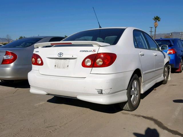 1NXBR30E06Z677591 - 2006 TOYOTA COROLLA CE WHITE photo 4