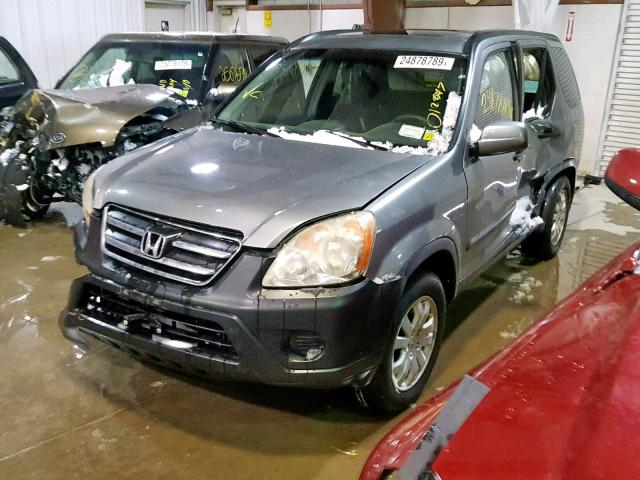 SHSRD78826U434003 - 2006 HONDA CR-V EX GRAY photo 2