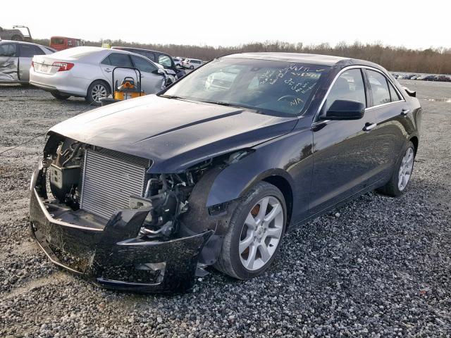 1G6AA5RX5E0115539 - 2014 CADILLAC ATS BLACK photo 2