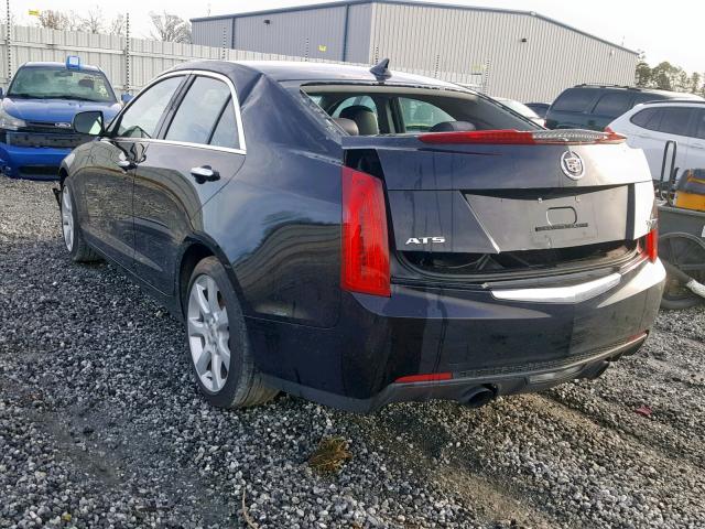 1G6AA5RX5E0115539 - 2014 CADILLAC ATS BLACK photo 3