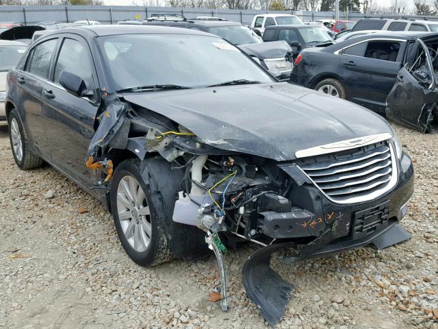 1C3CCBBB8DN669001 - 2013 CHRYSLER 200 TOURIN BLACK photo 1