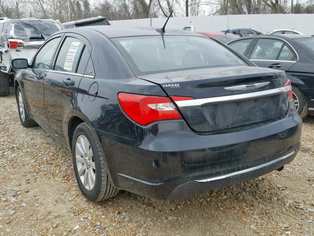 1C3CCBBB8DN669001 - 2013 CHRYSLER 200 TOURIN BLACK photo 3