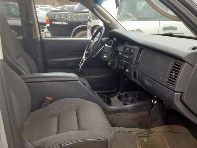 1B4HS38N92F179229 - 2002 DODGE DURANGO SP SILVER photo 5