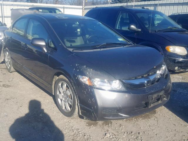 2HGFA16509H519737 - 2009 HONDA CIVIC LX GRAY photo 1