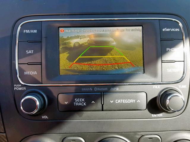 KNAFX6A89E5216918 - 2014 KIA FORTE EX BLUE photo 9