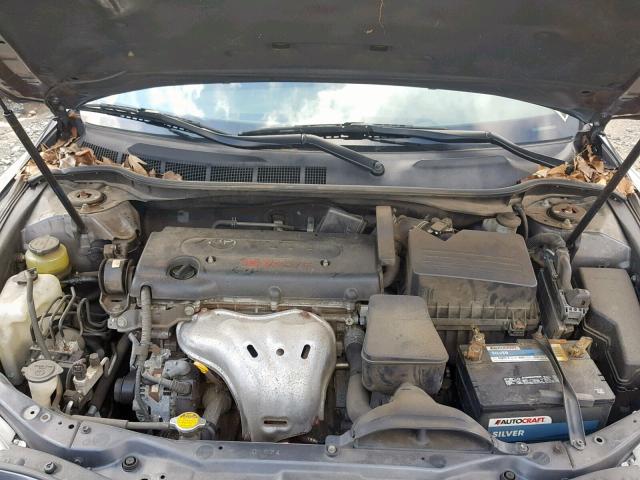 4T1BE46K89U325684 - 2009 TOYOTA CAMRY BASE GRAY photo 7