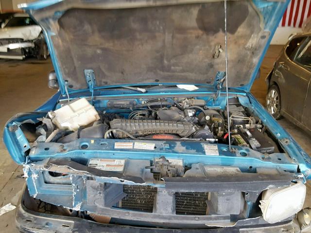 4F4DR17X0TTM11912 - 1996 MAZDA B4000 CAB BLUE photo 7