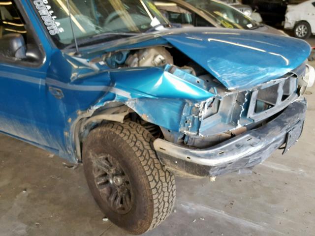 4F4DR17X0TTM11912 - 1996 MAZDA B4000 CAB BLUE photo 9