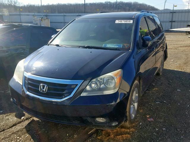 5FNRL38998B073237 - 2008 HONDA ODYSSEY TO BLUE photo 2