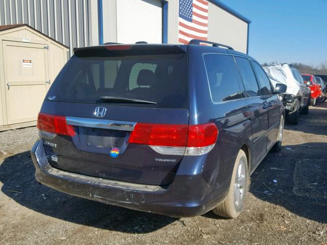 5FNRL38998B073237 - 2008 HONDA ODYSSEY TO BLUE photo 4