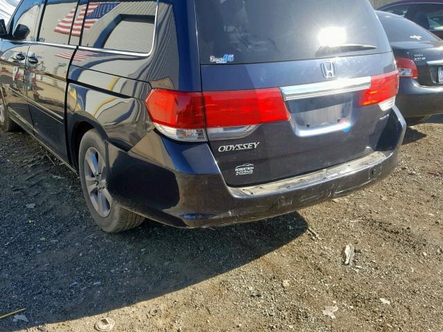 5FNRL38998B073237 - 2008 HONDA ODYSSEY TO BLUE photo 9