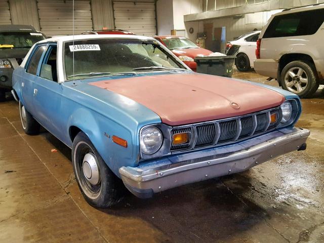 A6A057A732139 - 1976 AMERICAN MOTORS HORNET BLUE photo 1