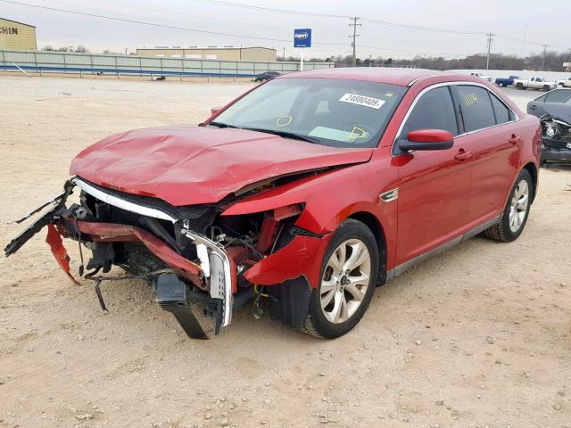 1FAHP2EW5AG163250 - 2010 FORD TAURUS SEL RED photo 2