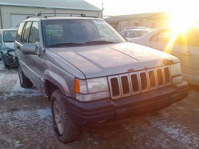 1J4GZ78Y6WC145164 - 1998 JEEP GRAND CHER SILVER photo 1