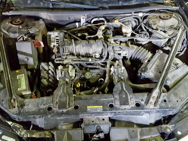 1G2WP52K82F241942 - 2002 PONTIAC GRAND PRIX BLACK photo 7