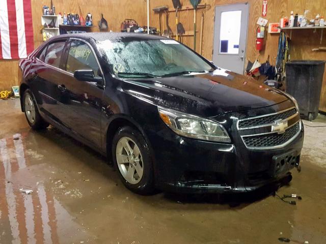 1G11B5SAXDU132210 - 2013 CHEVROLET MALIBU LS BLACK photo 1