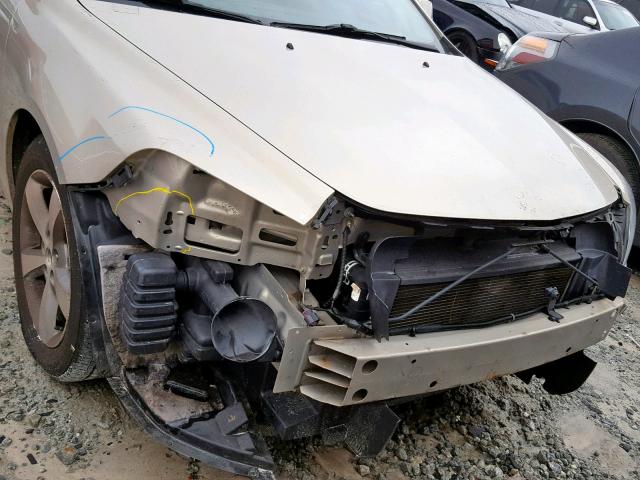 1G1ZC5EU5CF162014 - 2012 CHEVROLET MALIBU 1LT ოქროსფერი ფოტო 9