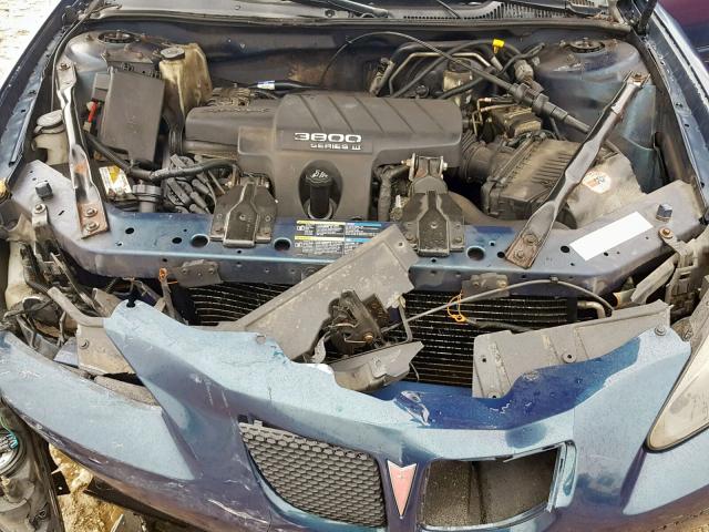 2G2WR554261117587 - 2006 PONTIAC GRAND PRIX BLUE photo 7