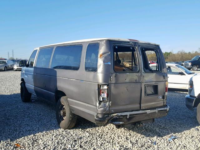 1FBJS31H4NHA83207 - 1992 FORD ECONOLINE BLUE photo 3