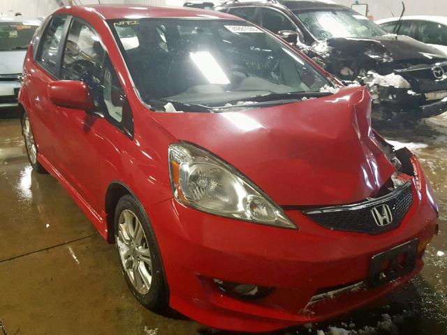 JHMGE88679S009723 - 2009 HONDA FIT SPORT RED photo 1