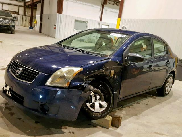 3N1AB61EX9L654650 - 2009 NISSAN SENTRA 2.0 BLUE photo 2