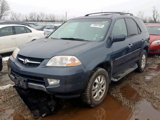 2HNYD18813H540488 - 2003 ACURA MDX TOURIN TEAL photo 2