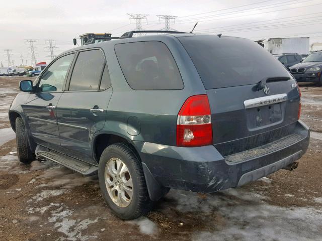 2HNYD18813H540488 - 2003 ACURA MDX TOURIN TEAL photo 3