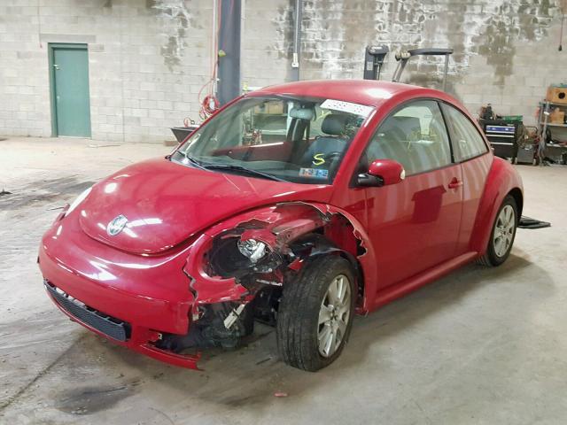 3VWPG31C19M500325 - 2009 VOLKSWAGEN NEW BEETLE Tünd qırmızı foto 2