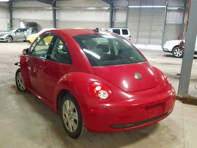 3VWPG31C19M500325 - 2009 VOLKSWAGEN NEW BEETLE Tünd qırmızı foto 3