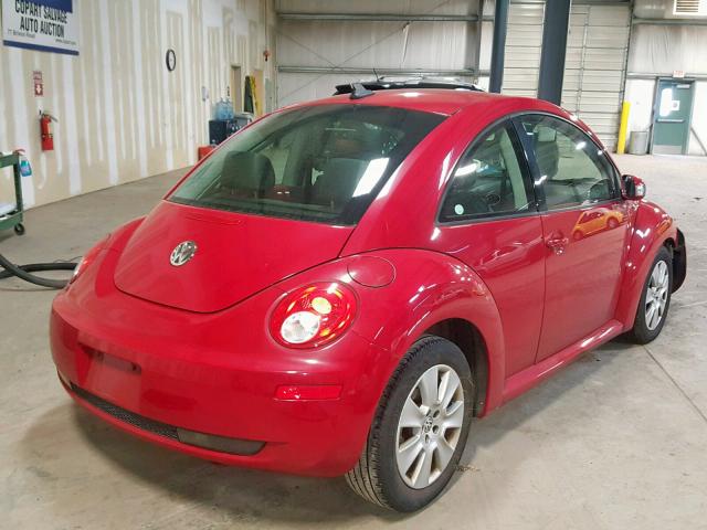 3VWPG31C19M500325 - 2009 VOLKSWAGEN NEW BEETLE Tünd qırmızı foto 4