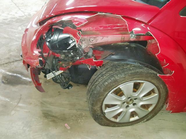3VWPG31C19M500325 - 2009 VOLKSWAGEN NEW BEETLE Tünd qırmızı foto 9