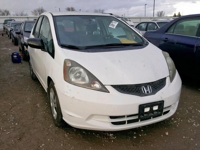 JHMGE8H21AS024770 - 2010 HONDA FIT WHITE photo 1