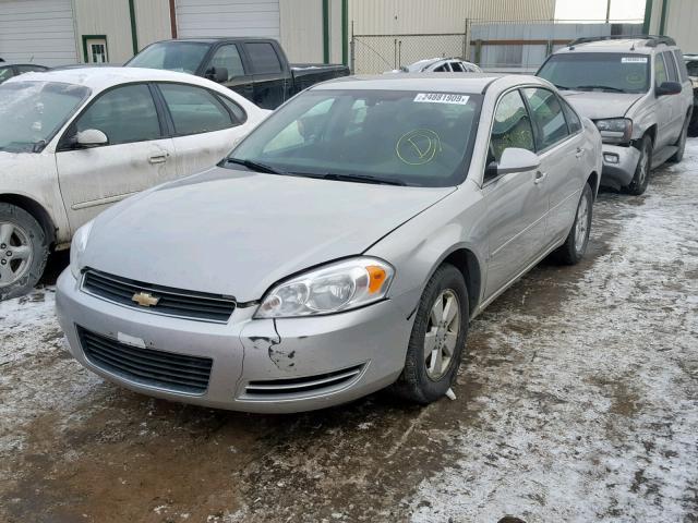 2G1WT58NX89108263 - 2008 CHEVROLET IMPALA LT GRAY photo 2