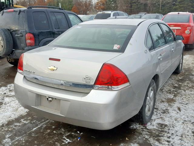 2G1WT58NX89108263 - 2008 CHEVROLET IMPALA LT GRAY photo 4