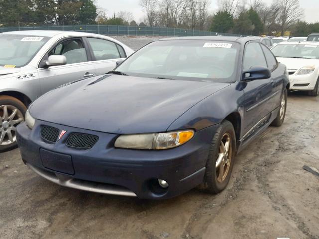 1G2WP12K81F204137 - 2001 PONTIAC GRAND PRIX BLUE photo 2