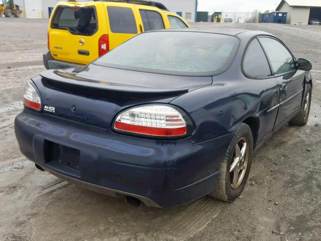 1G2WP12K81F204137 - 2001 PONTIAC GRAND PRIX BLUE photo 4