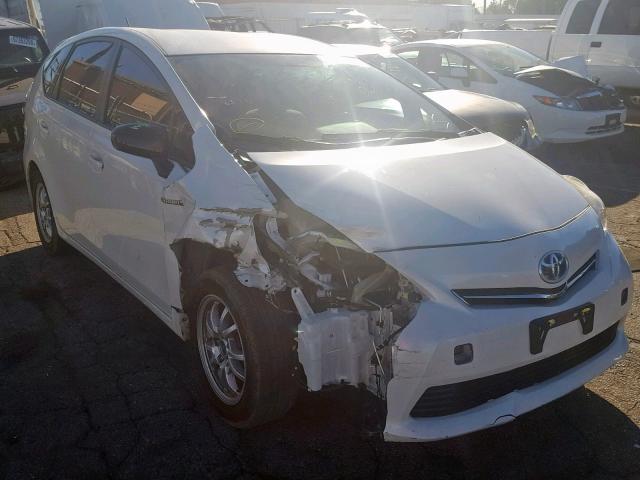 JTDZN3EU7D3215997 - 2013 TOYOTA PRIUS V WHITE photo 1