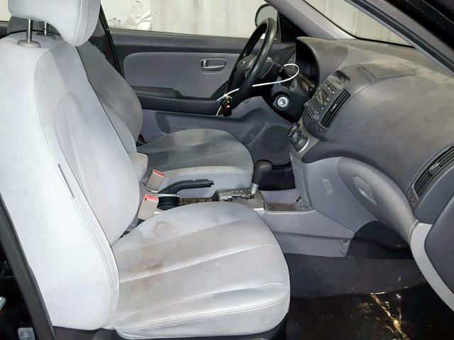KMHDU46D88U567113 - 2008 HYUNDAI ELANTRA GL BLACK photo 5