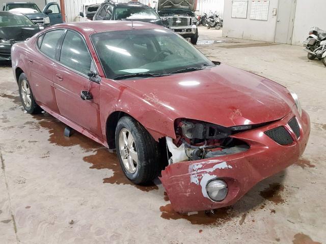 2G2WP522751350551 - 2005 PONTIAC GRAND PRIX MAROON photo 1