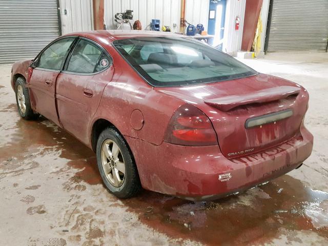 2G2WP522751350551 - 2005 PONTIAC GRAND PRIX MAROON photo 3
