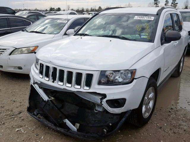 1C4NJCBA0FD262418 - 2015 JEEP COMPASS SP თეთრი ფოტო 2