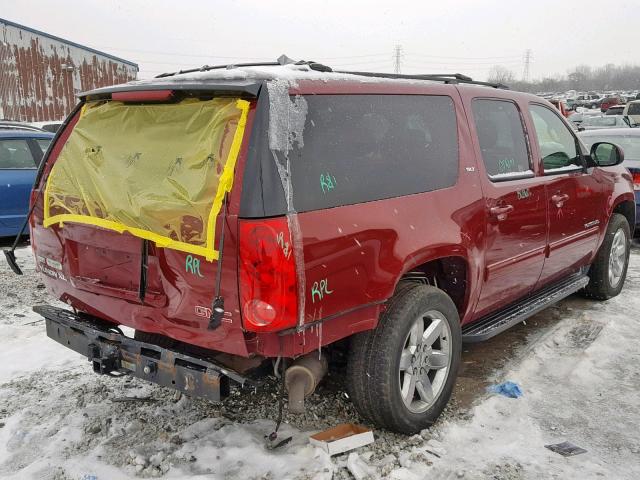 1GKFK36339R294286 - 2009 GMC YUKON XL K MAROON photo 4