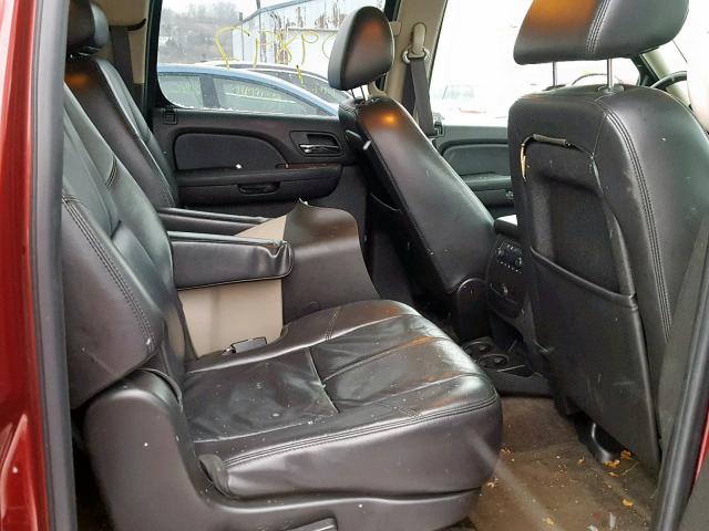 1GKFK36339R294286 - 2009 GMC YUKON XL K MAROON photo 6