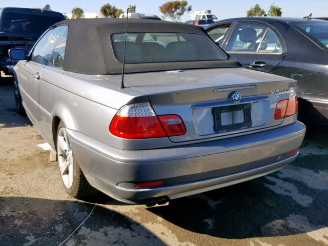 WBABW33465PL39493 - 2005 BMW 325 CI GRAY photo 3