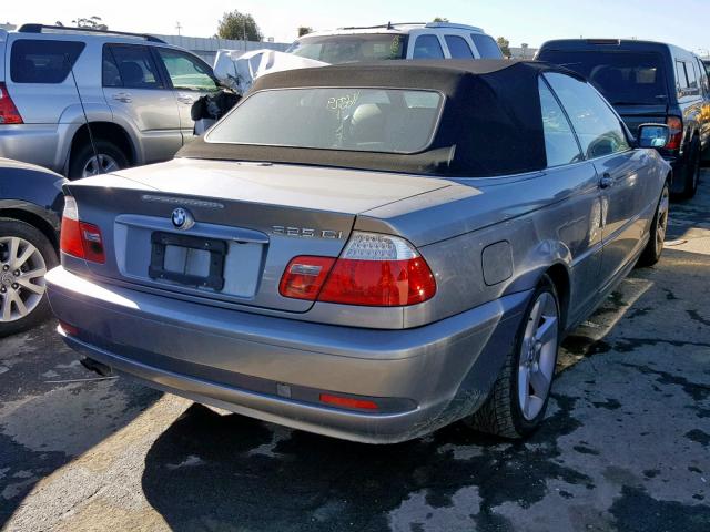 WBABW33465PL39493 - 2005 BMW 325 CI GRAY photo 4