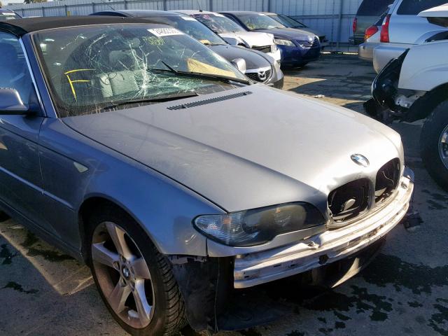 WBABW33465PL39493 - 2005 BMW 325 CI GRAY photo 9