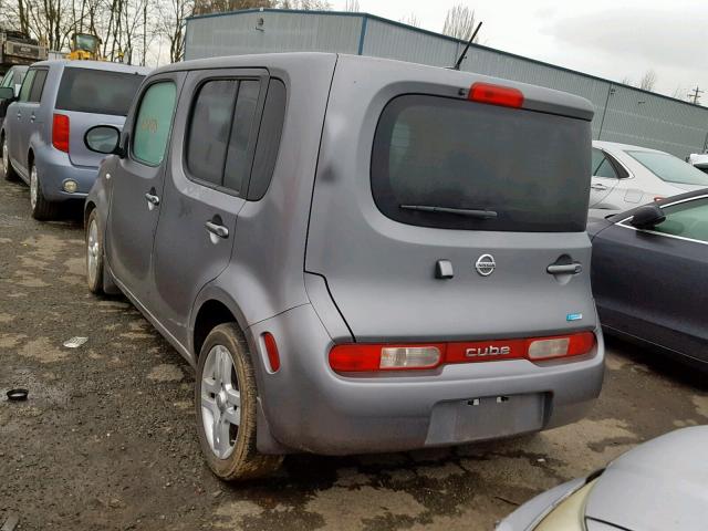 JN8AZ2KRXDT306259 - 2013 NISSAN CUBE S GRAY photo 3