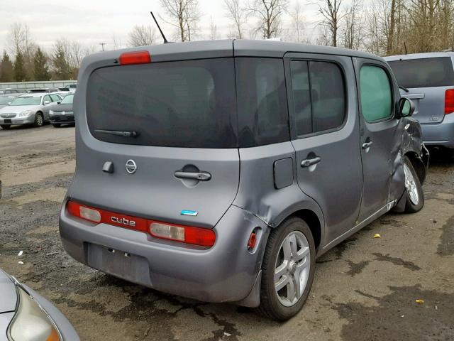 JN8AZ2KRXDT306259 - 2013 NISSAN CUBE S GRAY photo 4