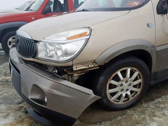 3G5DA03E75S545240 - 2005 BUICK RENDEZVOUS GOLD photo 9